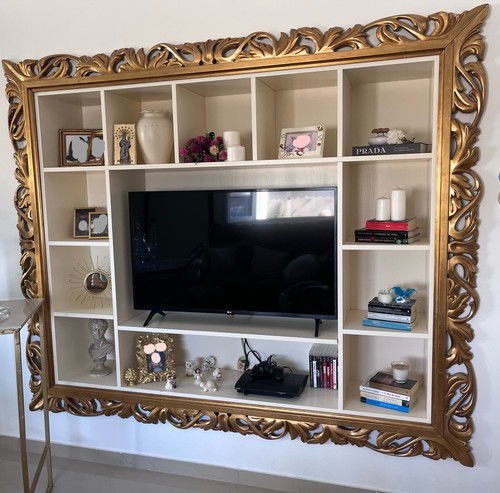 Parete attrezzata stile - parete, tv