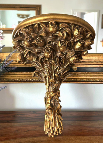 Consolle parete barocco oro - parete,