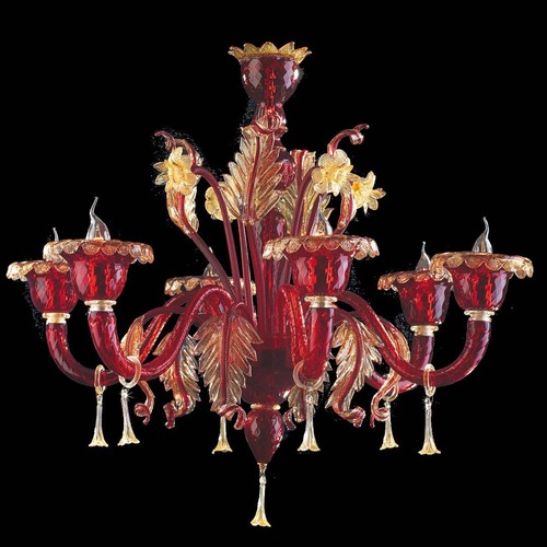 Lampadario veneziano vetro - veneziano, in