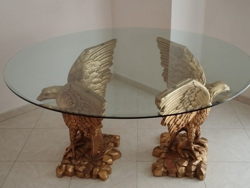 Tavolo cristallo stile - cristallo,