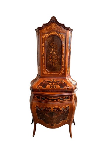 Trumeau barocco intarsiato con - trumeau,