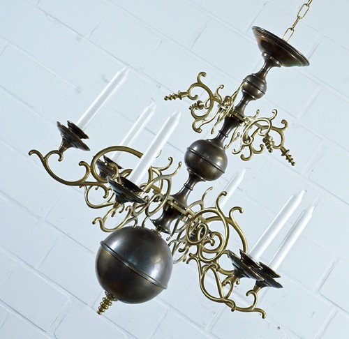 Elegante candelabro ottone - in,