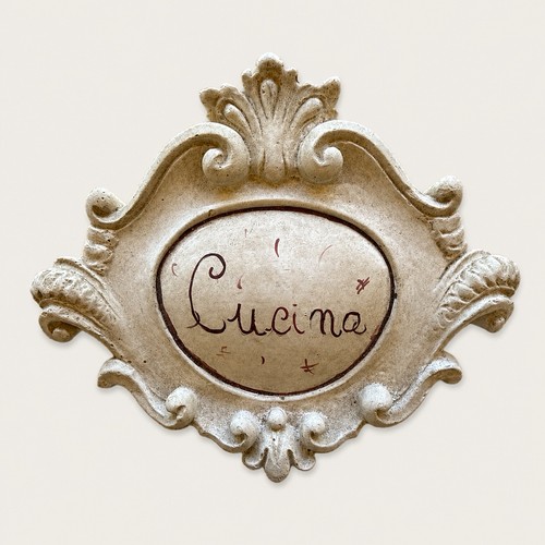 Insegna gesso cucina - insegna,