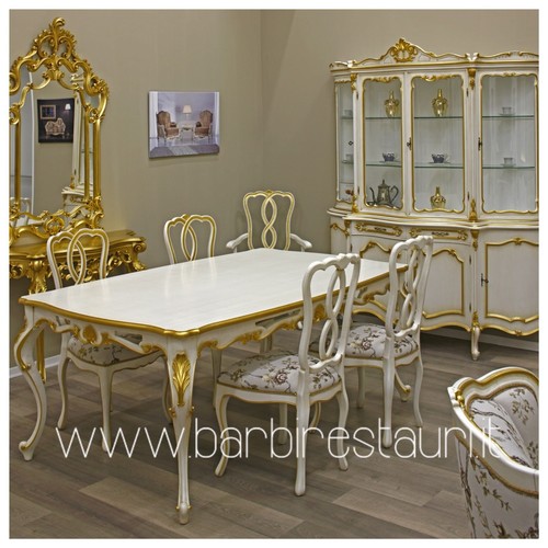 Sala pranzo stile barocco - sala,