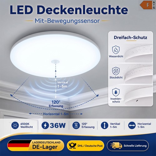 Plafoniera led con rilevatore - plafoniera,